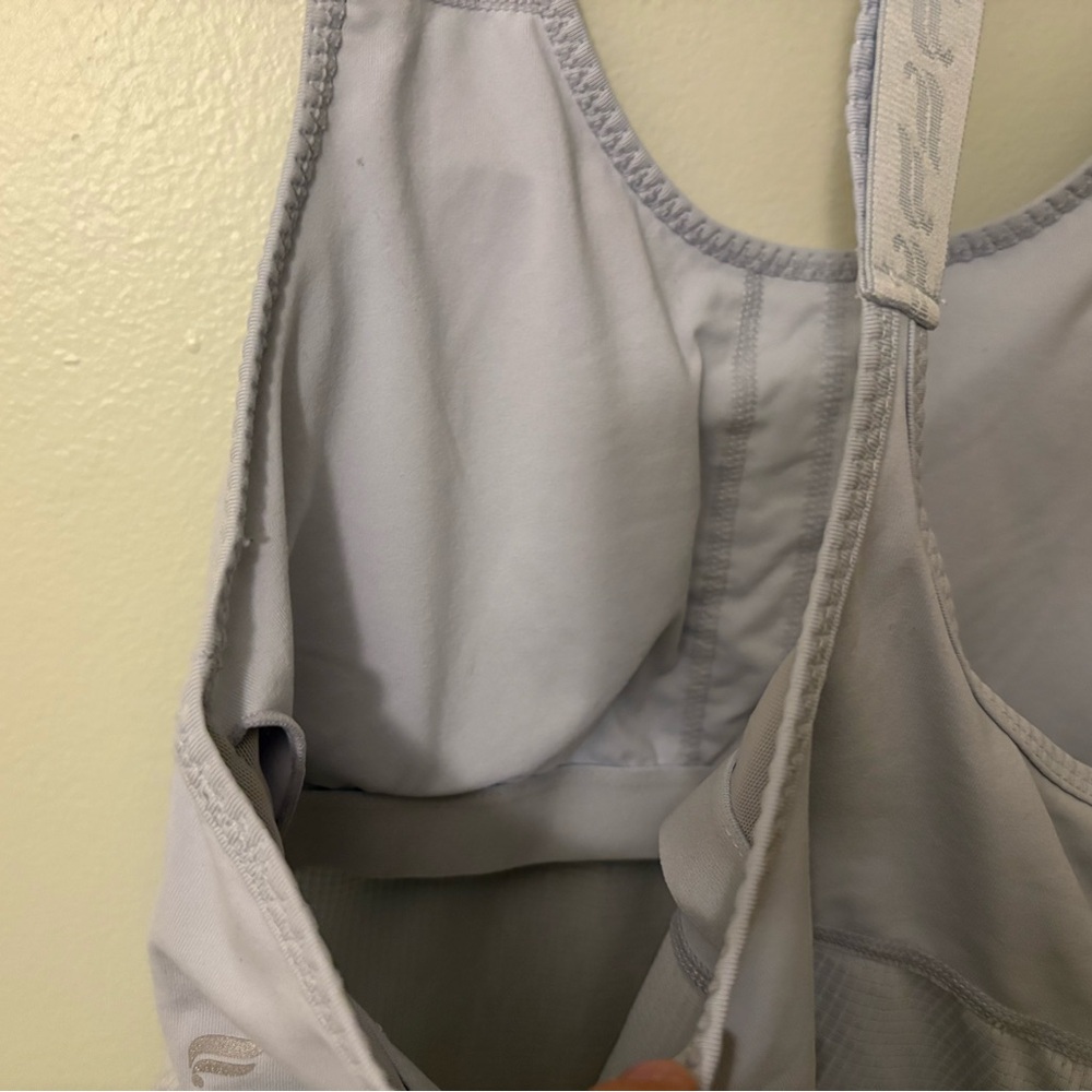 Fabletics Light Blue Cinched Side Racerback Tank … - image 4